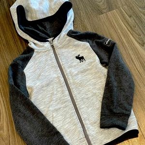 abercrombie kids zip up hoodie